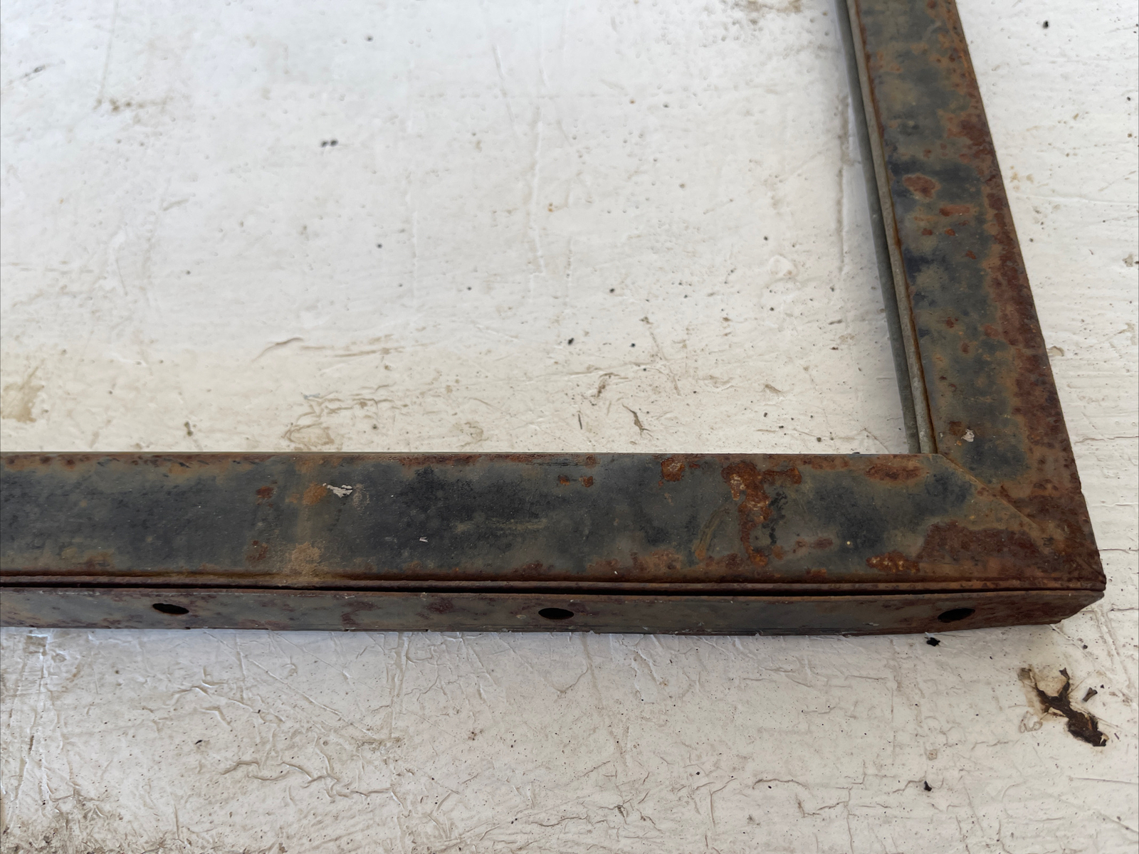 Vintage Windshield Frame with Hinge & Handles 41&Prime; x 9.5&Prime;