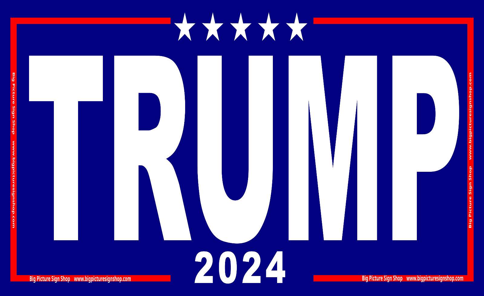 TRUMP 2024 – HUGE & MEGA LARGE – Banners Dk Blue – Vinyl – USA MADE QUALITY