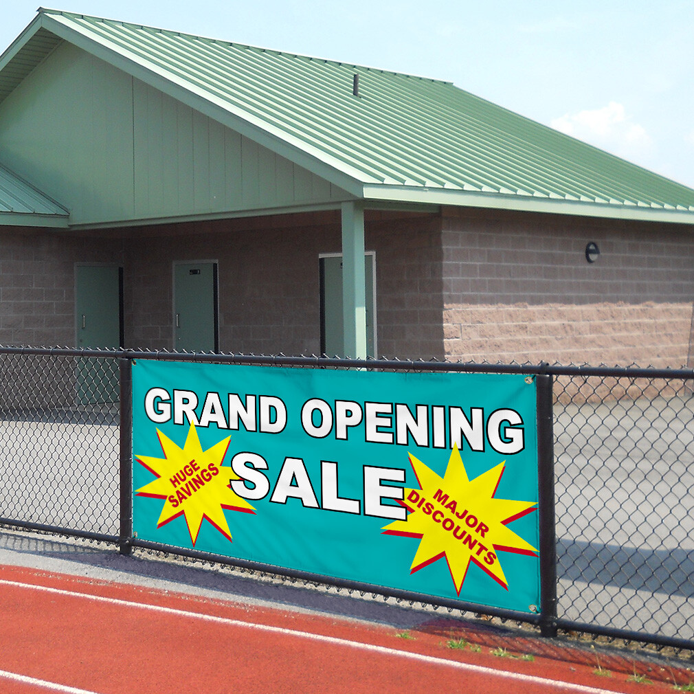 Vinyl Banner Multiple Sizes Business Outdoor Weatherproof Industrial Yard Signs