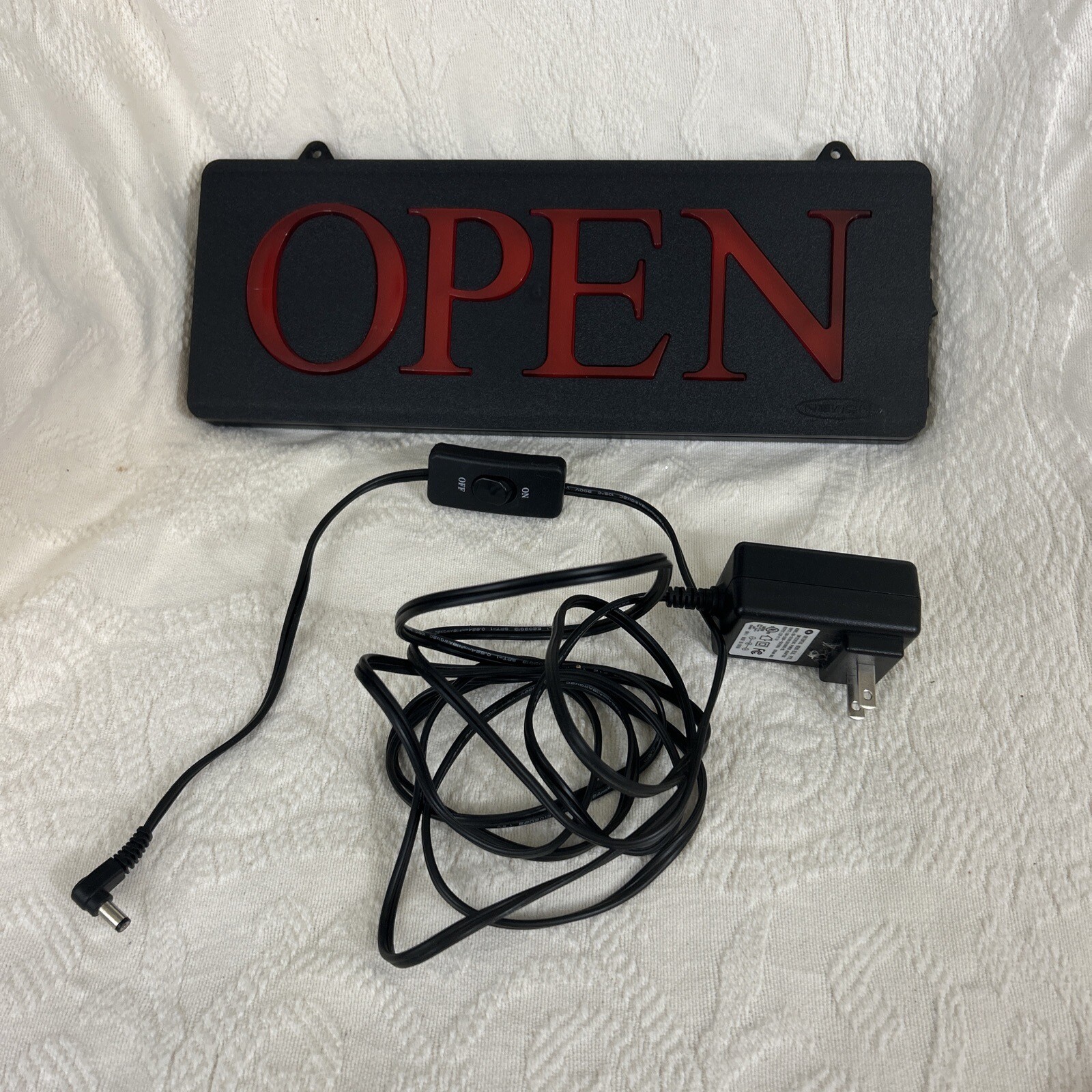 13-1/4&Prime; x 5&Prime; x 1&Prime; Newon Open Sign Business Use