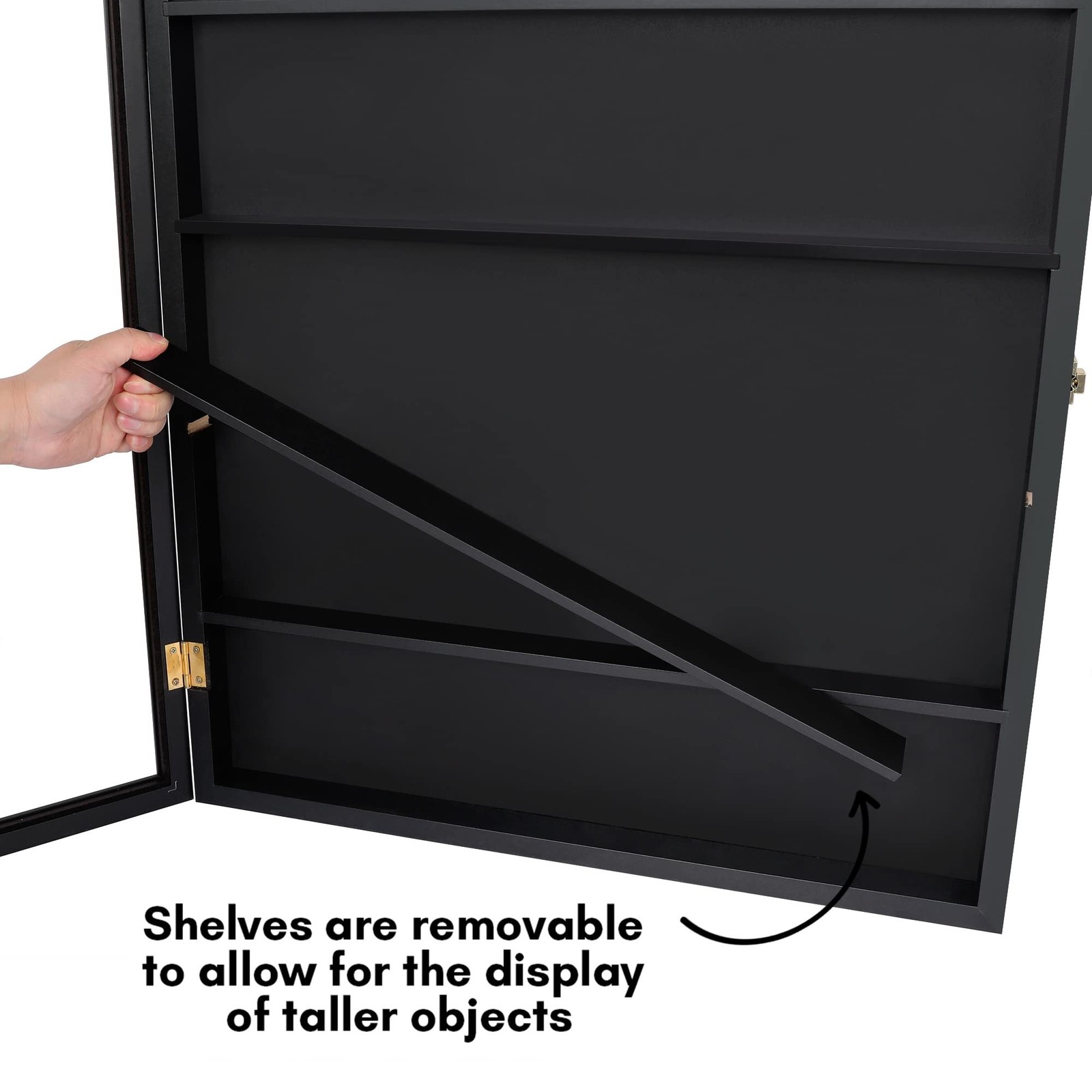 Americanflat 24×31 Baseball Card Display Case Lockable – Holds Up to 35 Colle…
