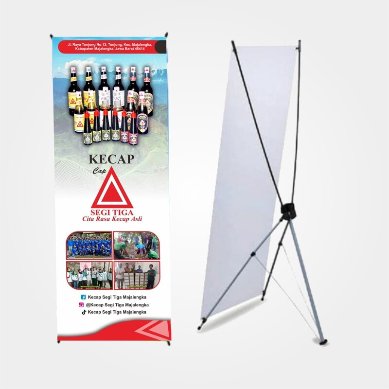 X Banner Stand & Signs Customize Banner for Trade Show and Display