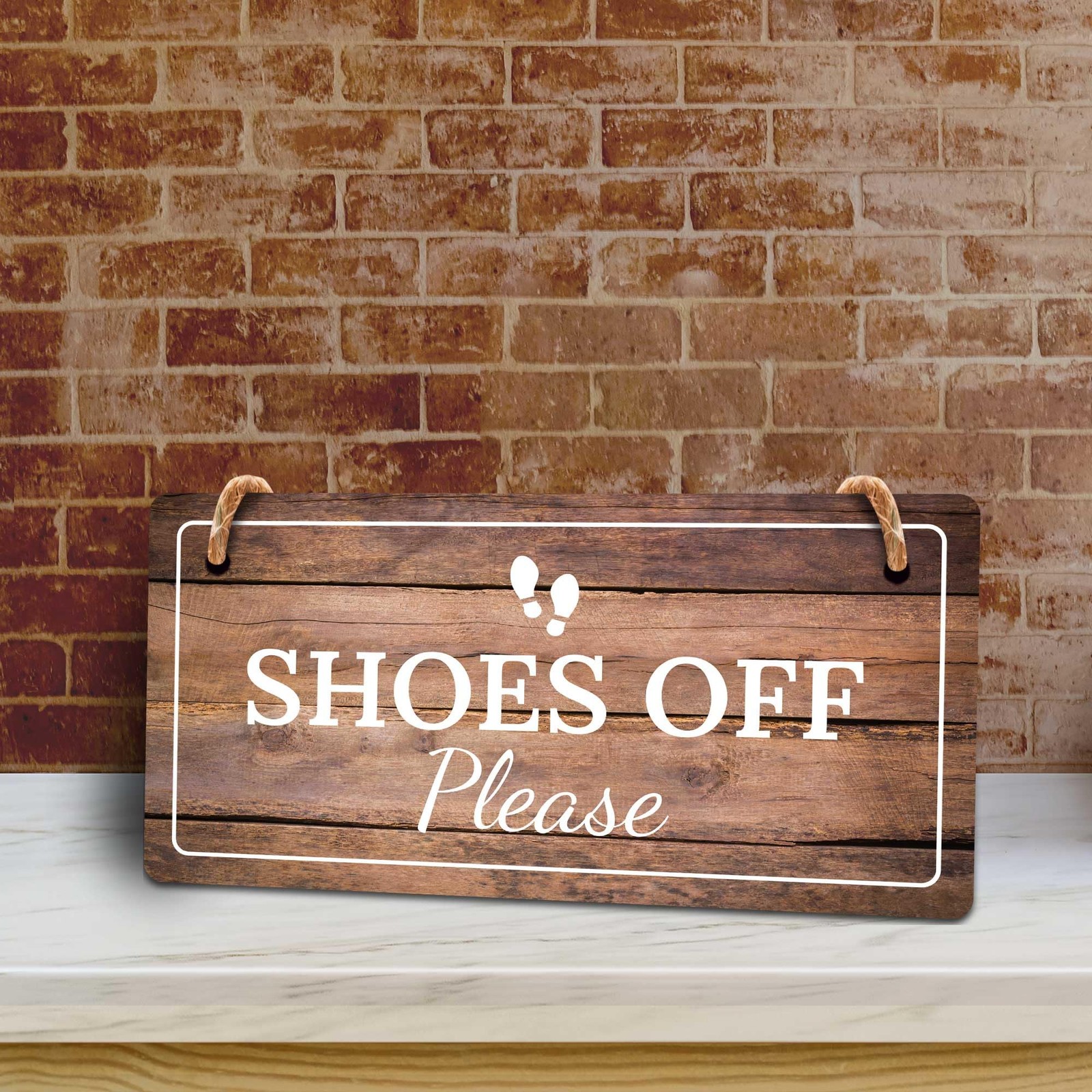 Business Signs | Rustic Oak Wood 5 x 10&Prime; Hanging Signs
