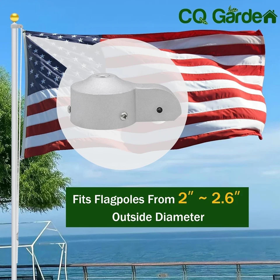 2 1/2&Prime; Flag Pole Truck with Nylon Pulley, for 2&Prime; to 2.6&Prime; Diameter Flag Poles …