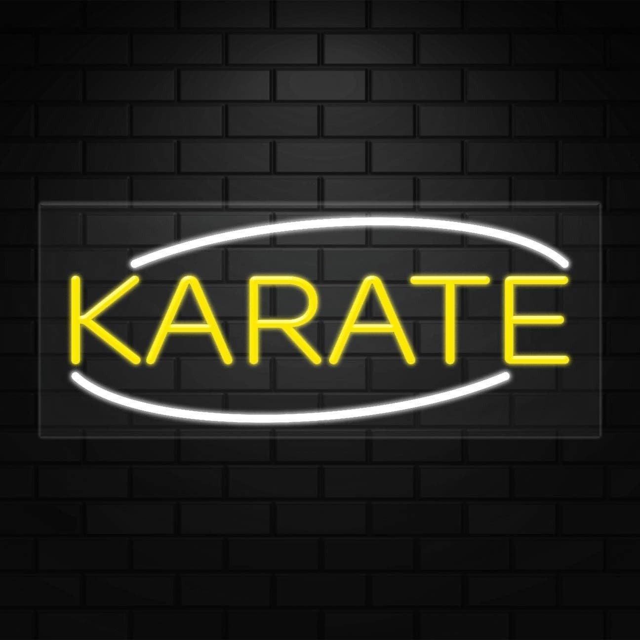 Karate Sign for Business Displays | LED Flex Neon | 32&Prime;W x 13&Prime;H x 1&Prime;D