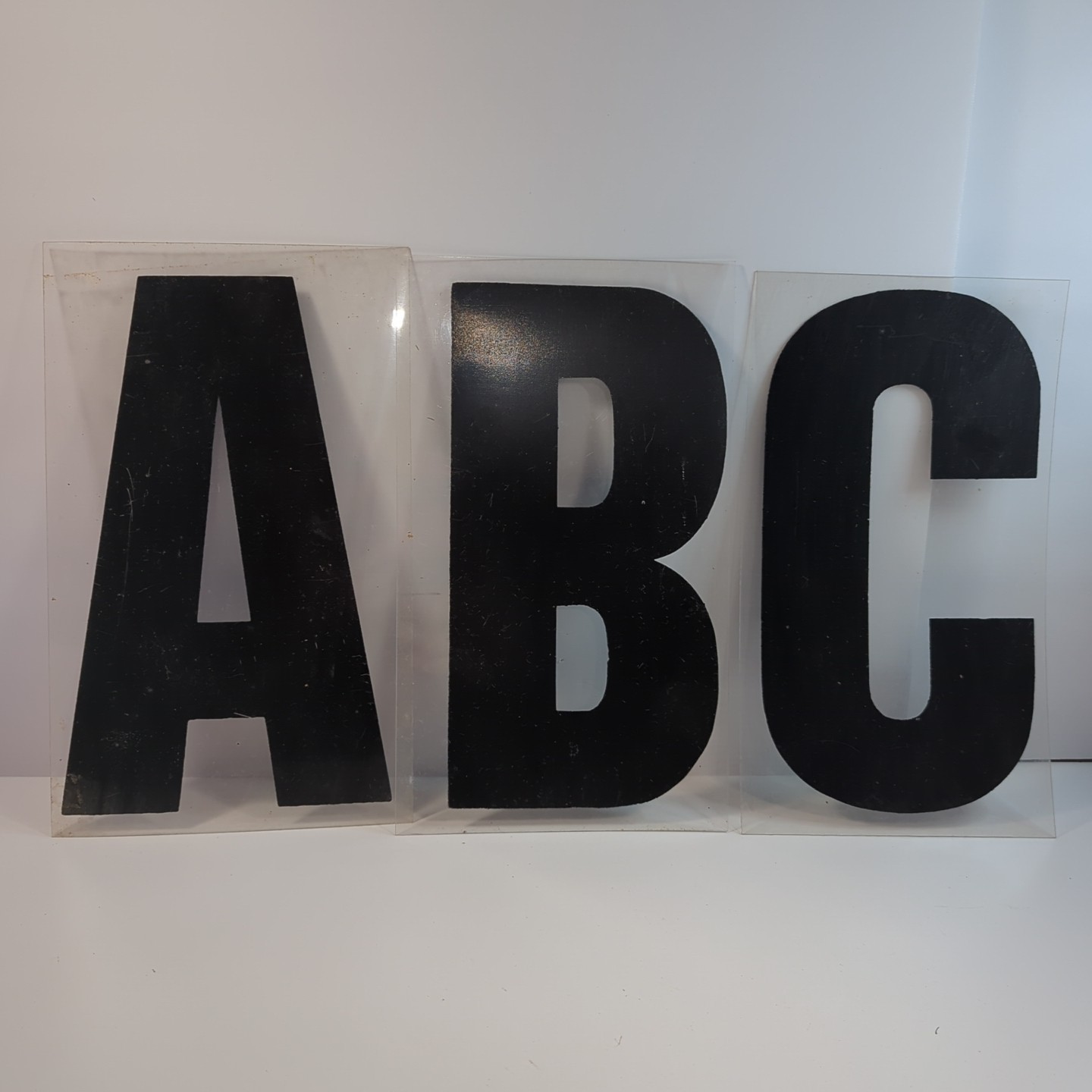 11&Prime; Black Marquee Sign Letter Complete Alphabet Commercial Outdoor Store Plastic