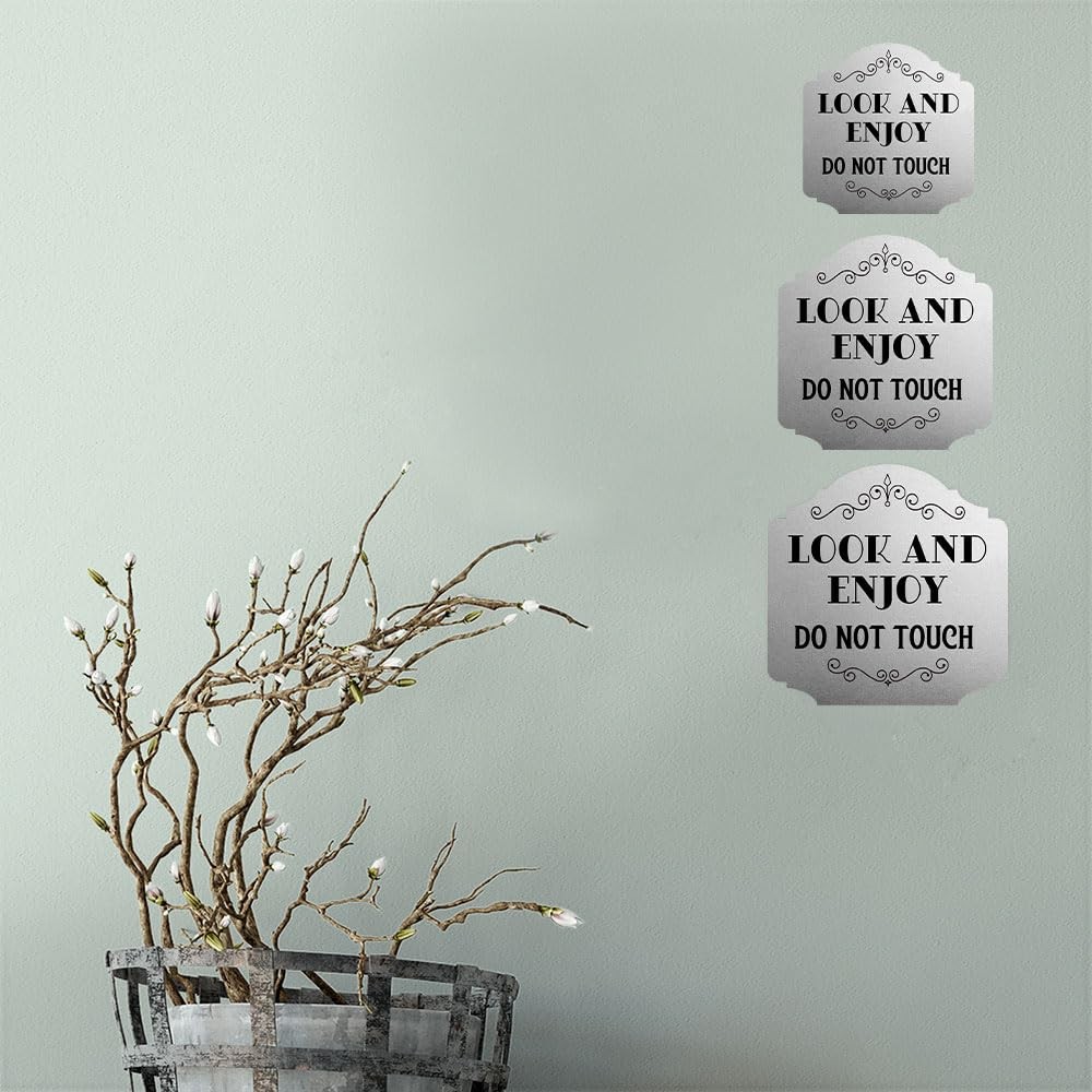 Look And Enjoy Do Not Touch Wall Door Sign Home Office Decor Medium