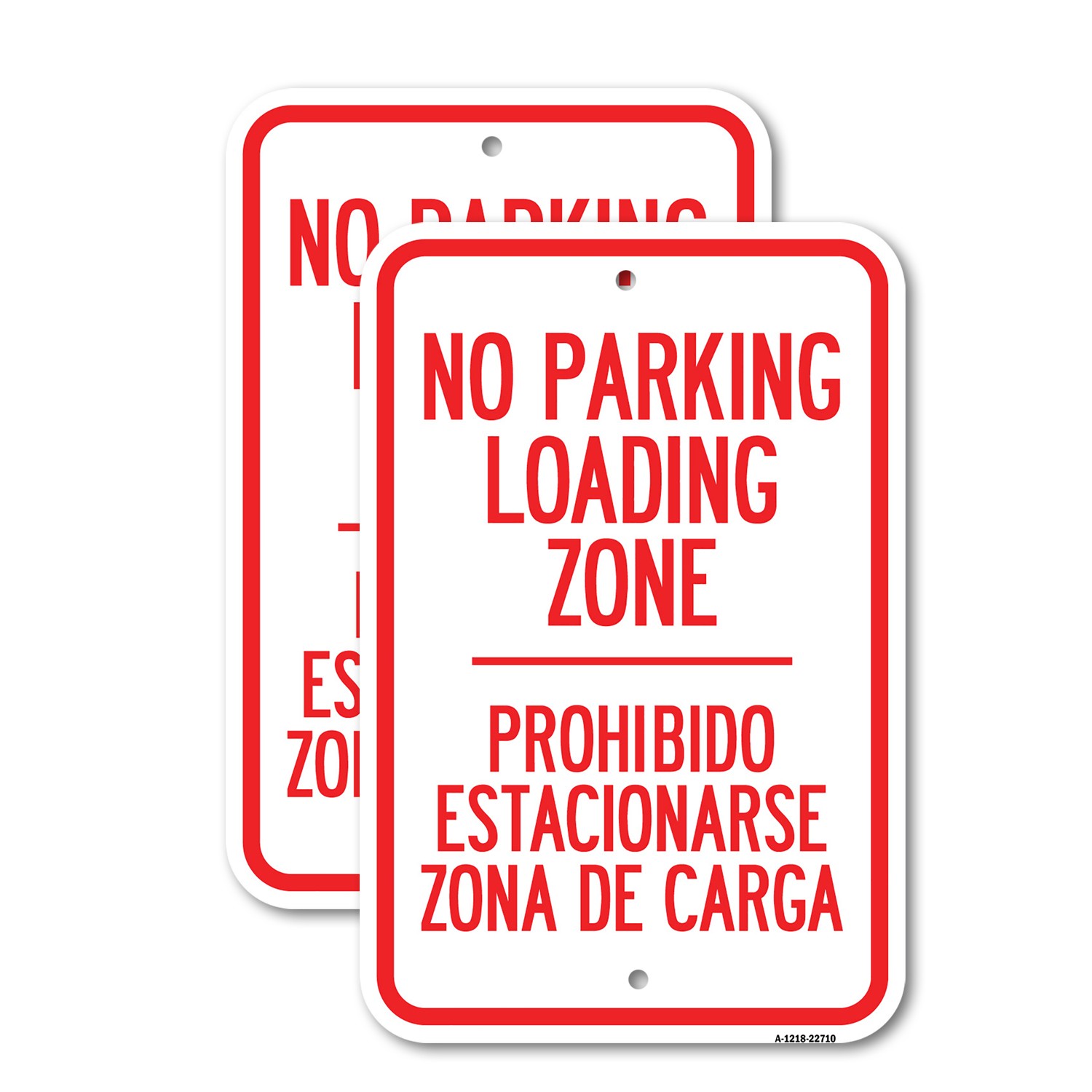 Warning Unauthorized Vehicles Will Be Towed By, Heavy Gauge Metal Parking Sign