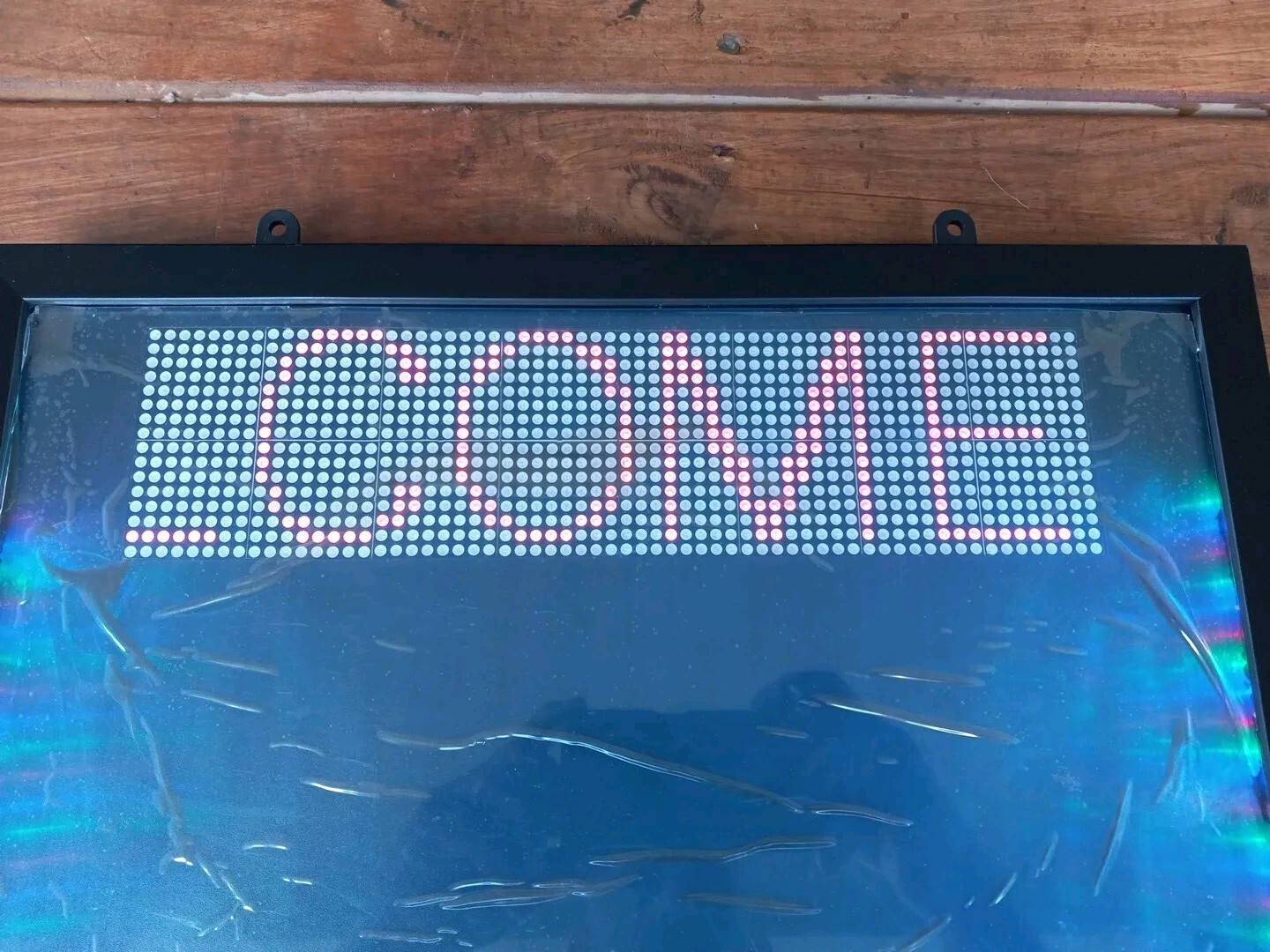 Scrolling Welcome Message Board 21×15