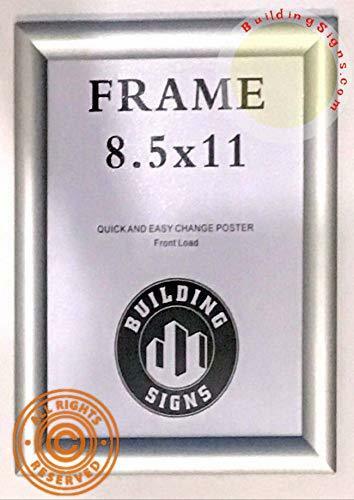 5 pcs Snap Frame for Poster/Notice Frame (Silver, 8.5×11 inch)