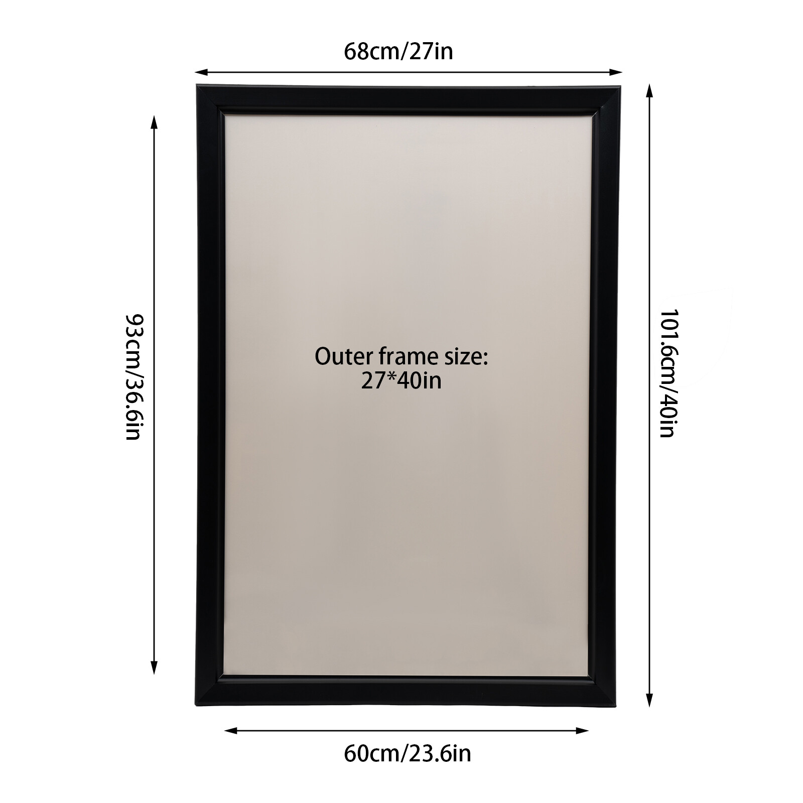 24&Prime;x33&Prime;/24&Prime;X36&Prime;, 27&Prime; x 40&Prime; LED Backlit Movie Poster Art Picture Frame Light Box