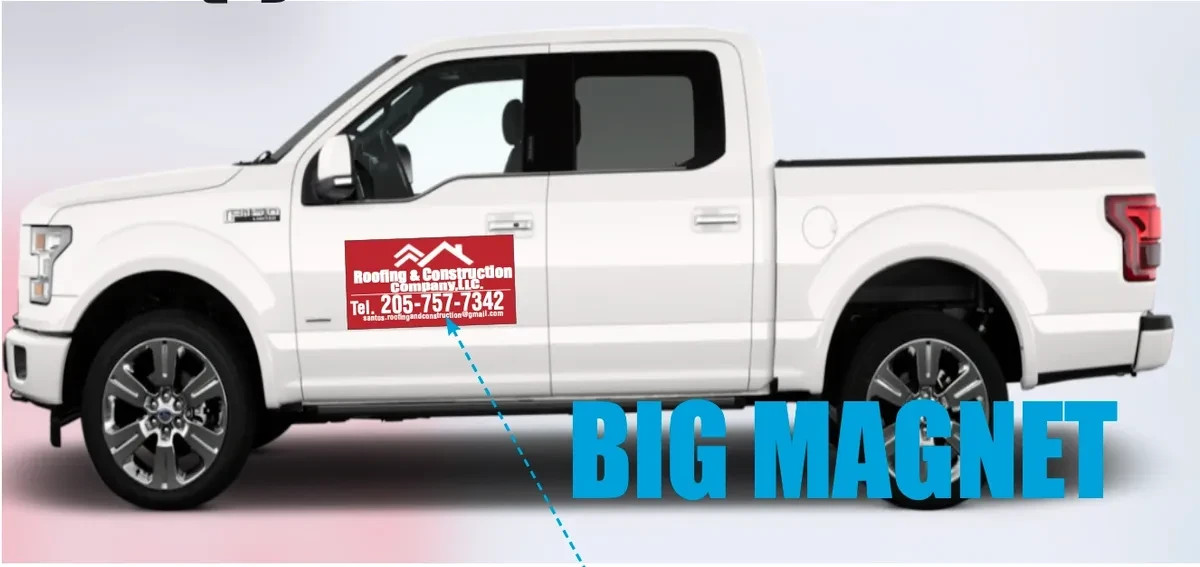 2 PER SETS – 12×18 IN CUSTOM CAR MAGNET MAGNETIC AUTO TRUCK SIGN MADE IN THE USA
