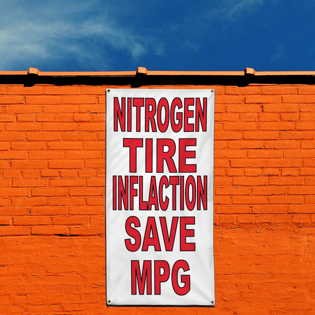 Vertical Vinyl Banner Multiple Sizes Outdoor Weatherproof Industrial Yard Signs