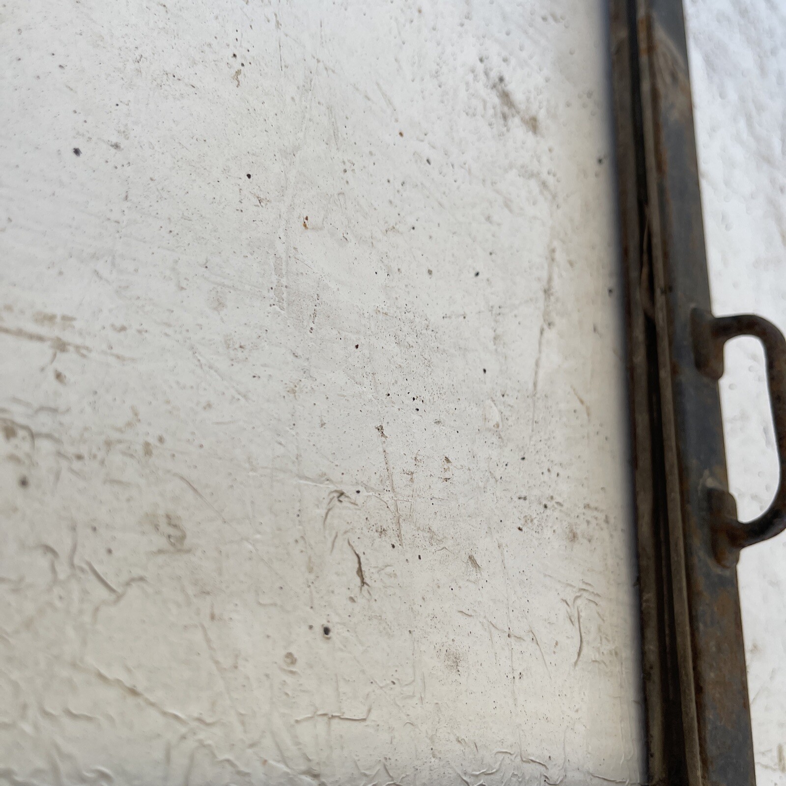 Vintage Windshield Frame with Hinge & Handles 41&Prime; x 9.5&Prime;