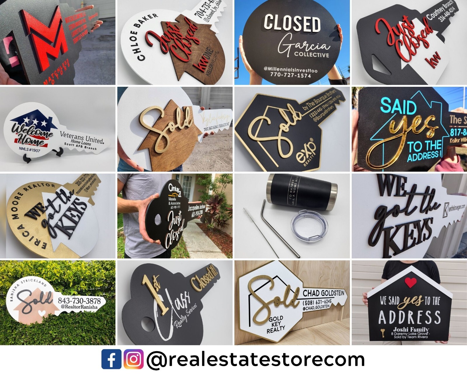 Said Yes To The Address Real Estate Sold Sign, Realtor Key Sign, Realtor Gift