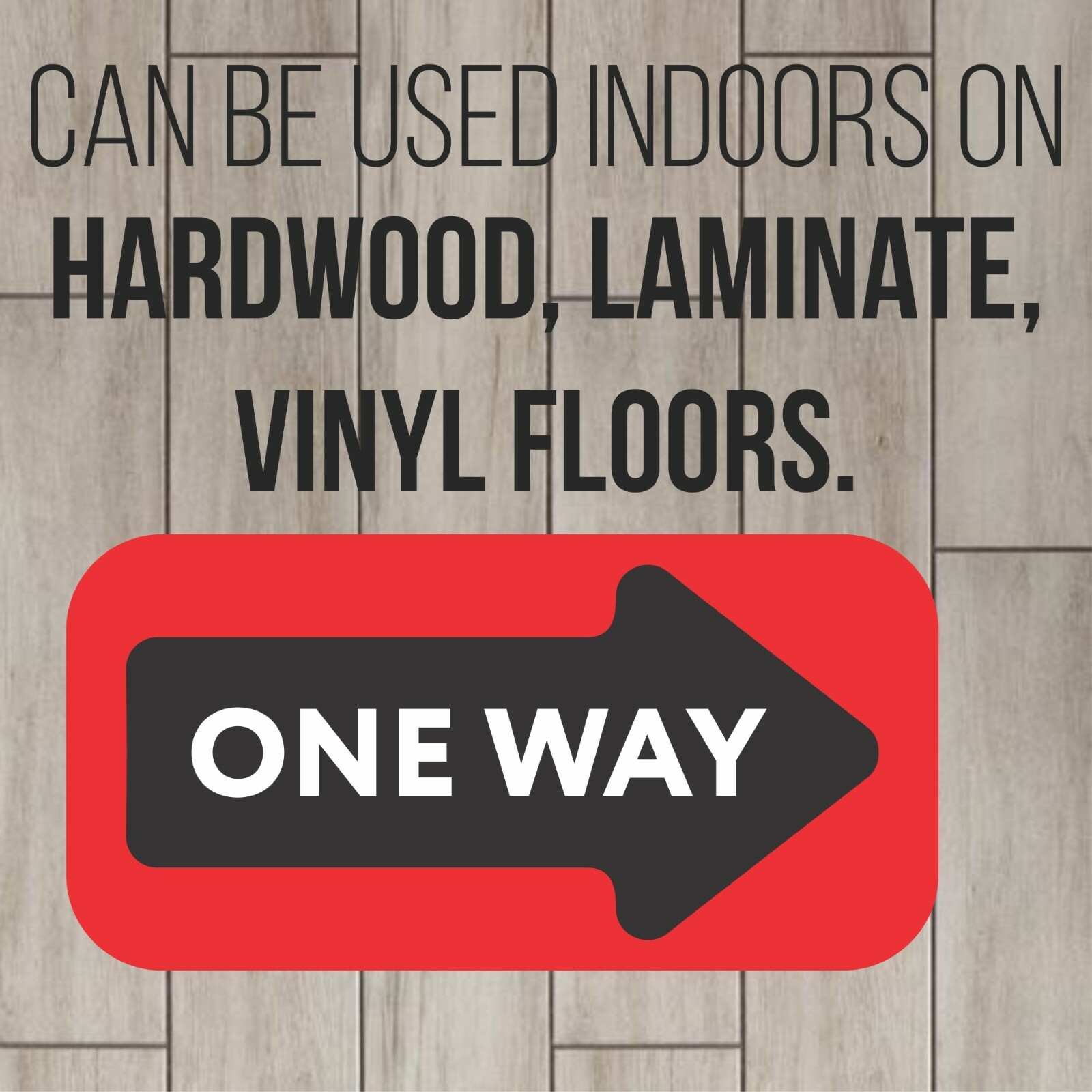 One Way Arrow Social Distancing Floor Decal Hard Floor 20 Pack Vinyl Wayfinding