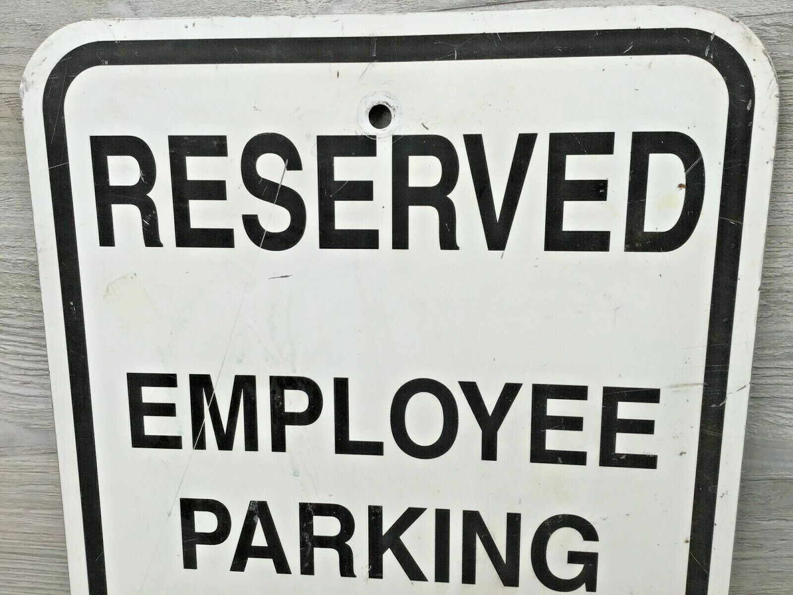 Retired United Way Reserved Employee Parking Metal Sign 12&Prime;x18&Prime; #2
