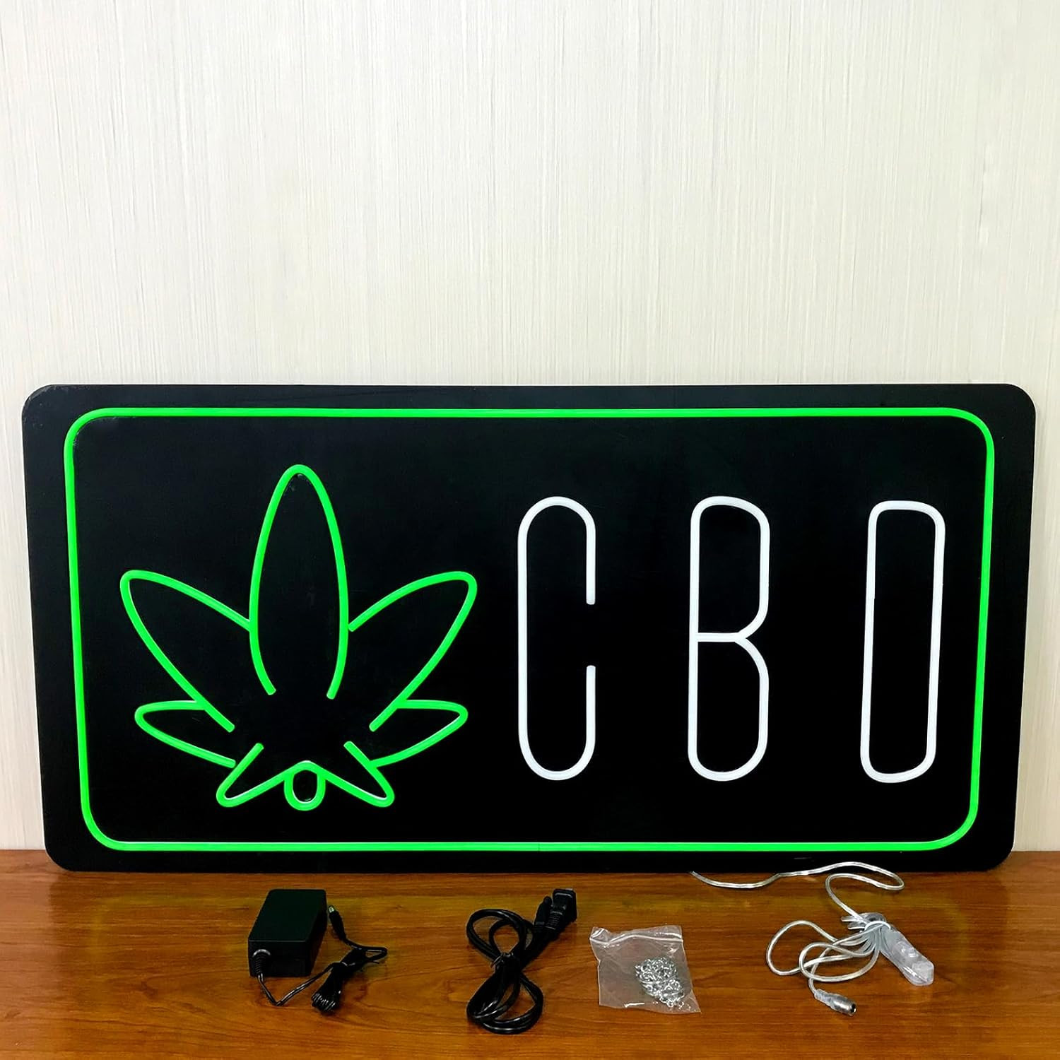 Extra Large 35&Prime;x18&Prime; LED CBD Sign – Bright, Unique, High Visibility for Stores