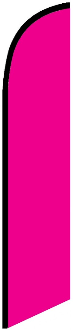 SOLID MAGENTA WINDLESS BANNER FLAG Advertising Events Feather Swooper Flutter