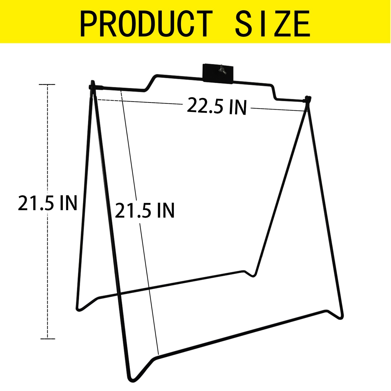 6 UNIT 22&Prime;x18&Prime; BLACK A-Frame Sign for Open House Sign Real Estate Realtors