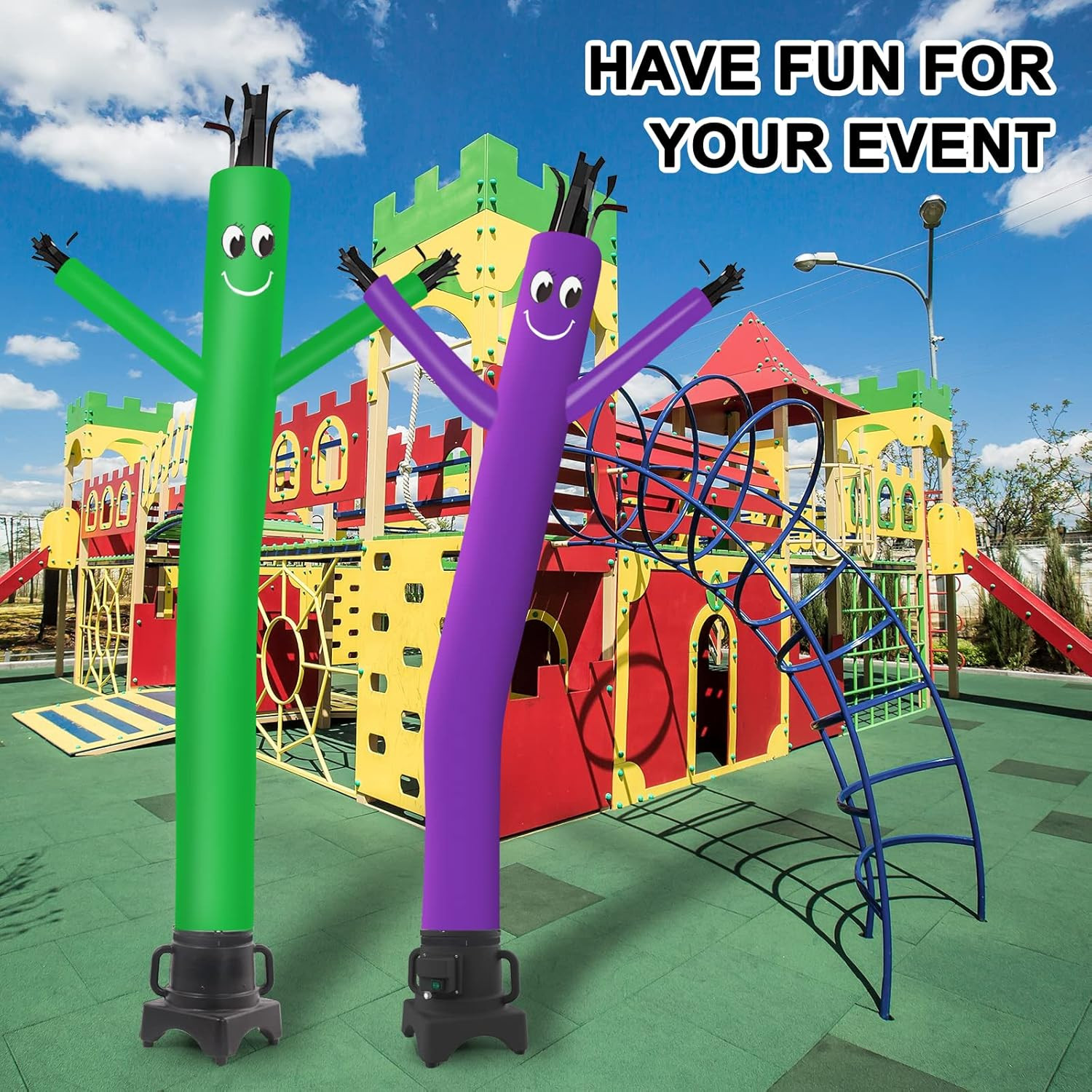 8FT Fly Puppet Dancer with 1/3Hp Blower Complete Set (Purple)