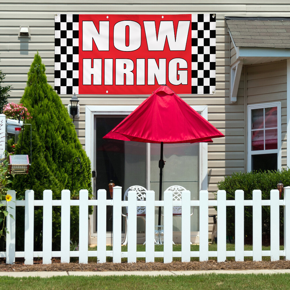 Vinyl Banner Multiple Sizes Now Hiring Auto Body Shop Car Repair A Business