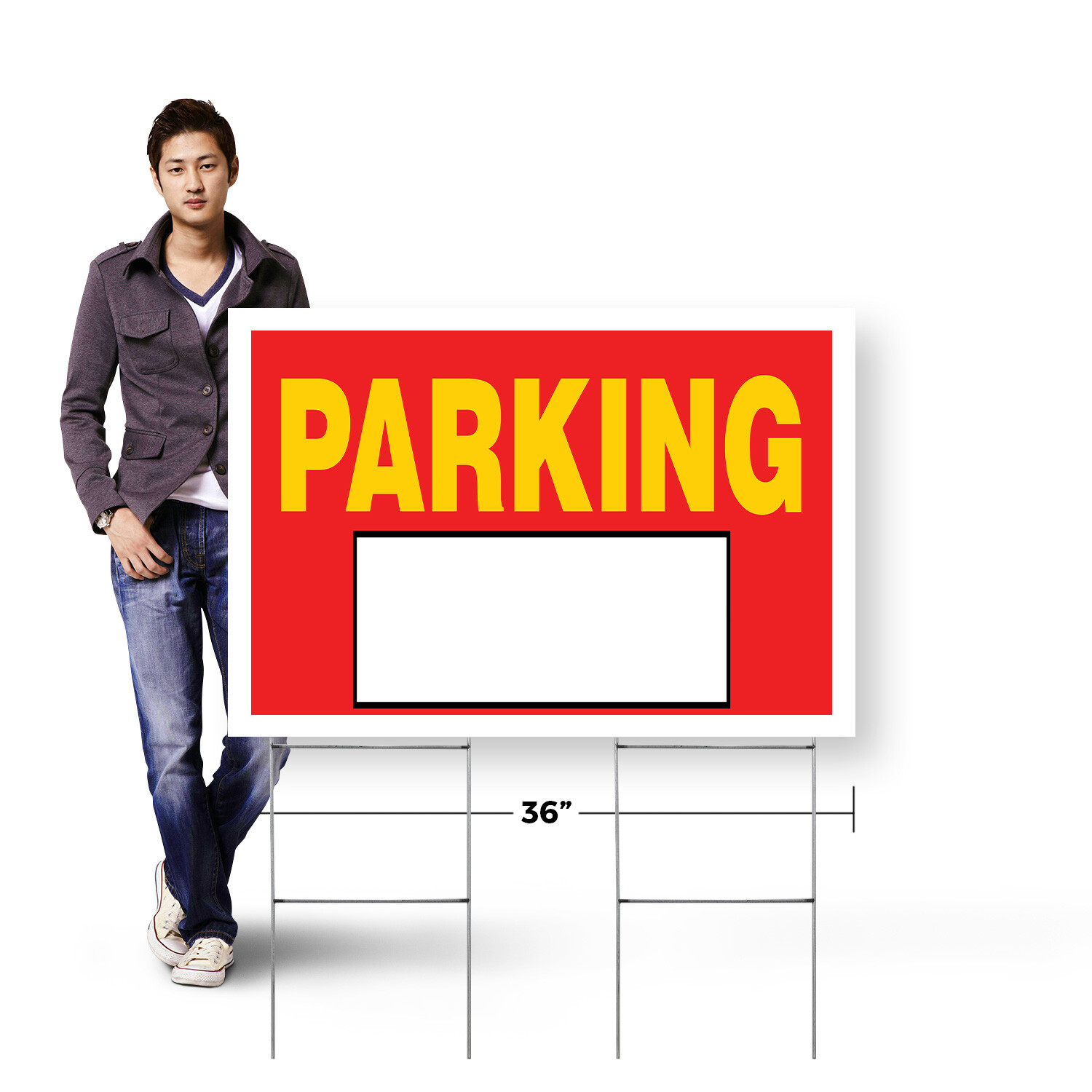 Parking Variable Yard Sign Event Pricing, Clear Signage, Durable Design
