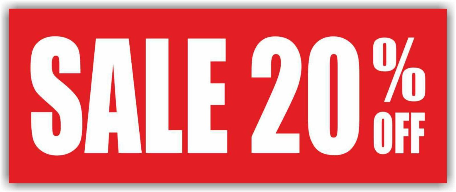 SALE 20% OFF Advertising Banner Vinyl Mesh Sign clearance holiday discount deals