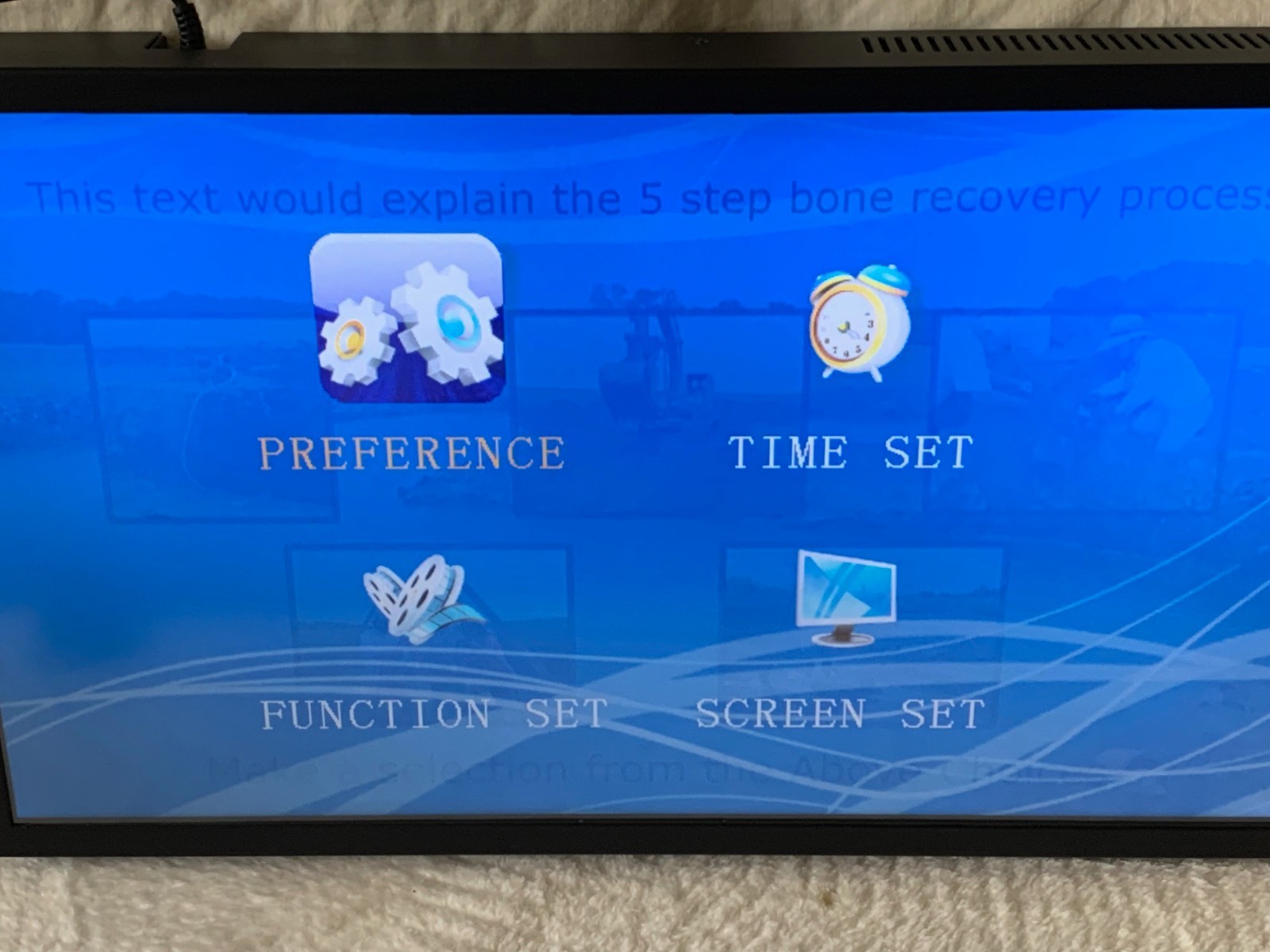20in Touch LCD Advertising Player Model#: DS-201HDT W/ Pwr & Remote