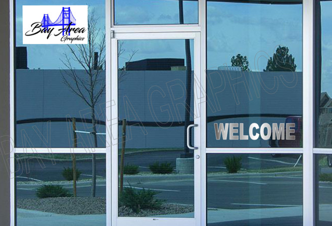 WELCOME Vinyl Decal Storefront Window Sign Business Door ORACAL 651
