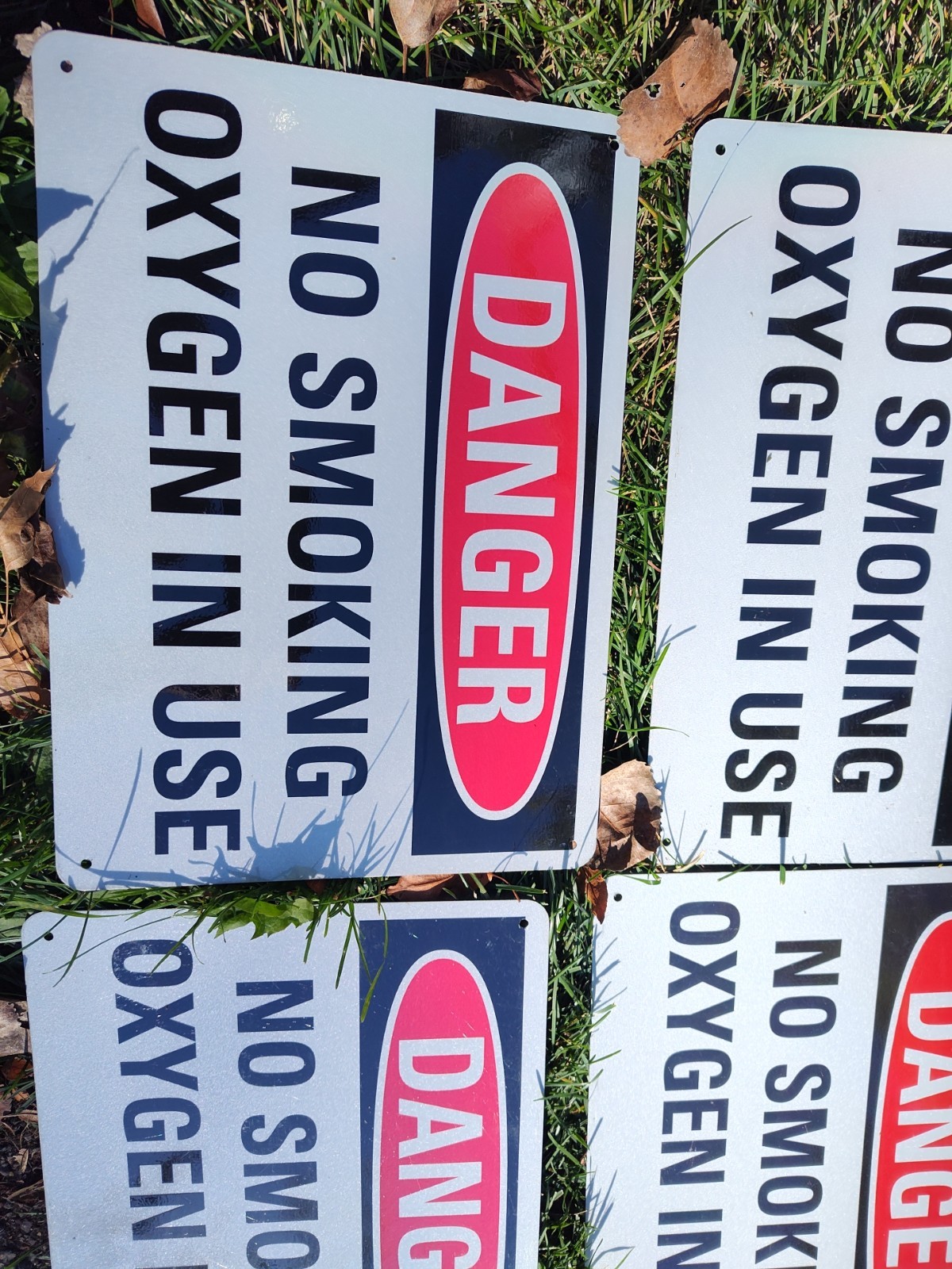 LOT Of 7_14x10 Danger Sign in,Aluminum
