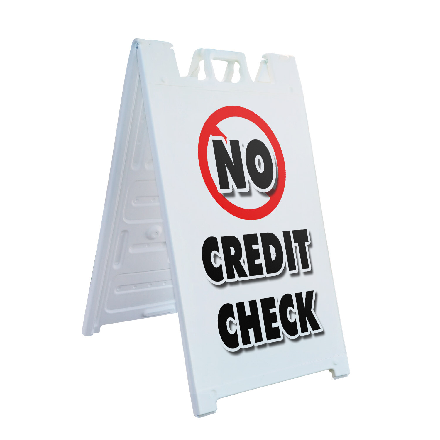 A-frame Sidewalk No Credit Check 24&Prime; x 36&Prime; Double Sided A-Frame Sidewalk Sign