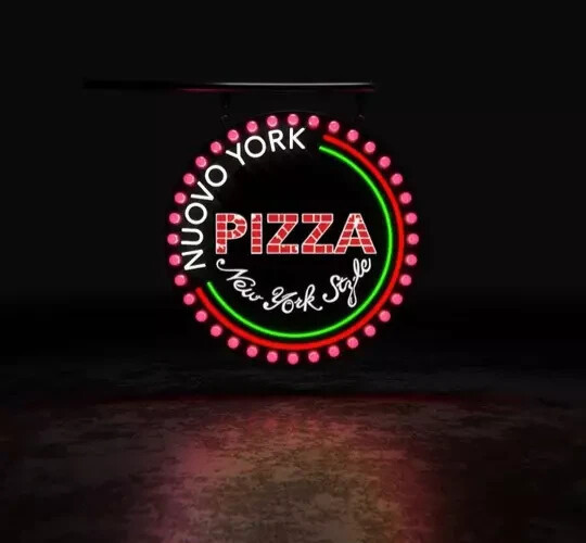 Custom Push Through Signs 3D Wall Logo Business Metal Signs LED Illuminated