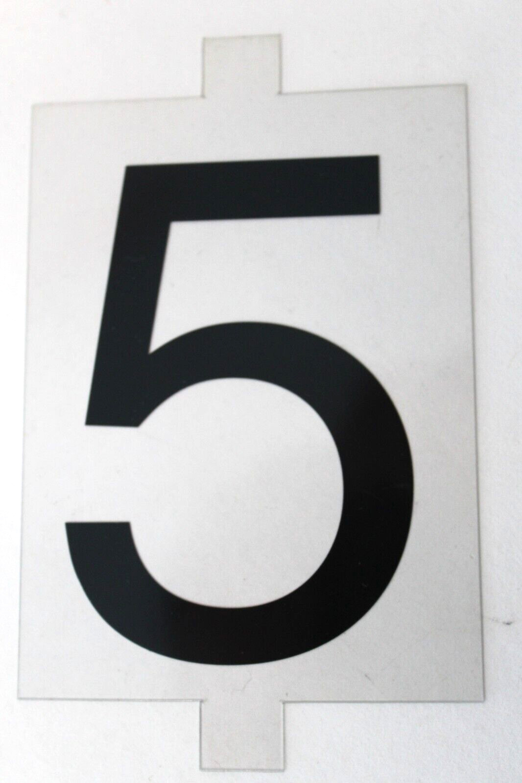37 Plastic Outdoor Sign Board Numbers – 4&Prime; Numbers on 4 3/4&Prime; Clear Plastic