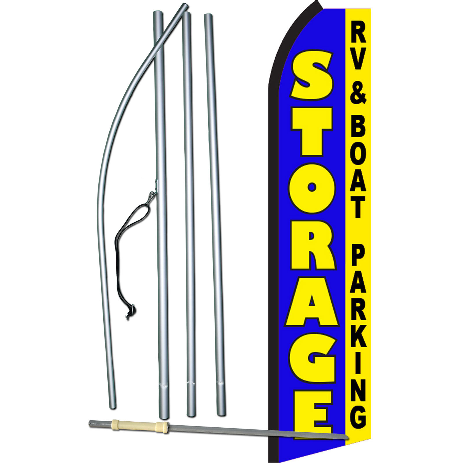 Storage Rv & Boat Swooper Flag Kit