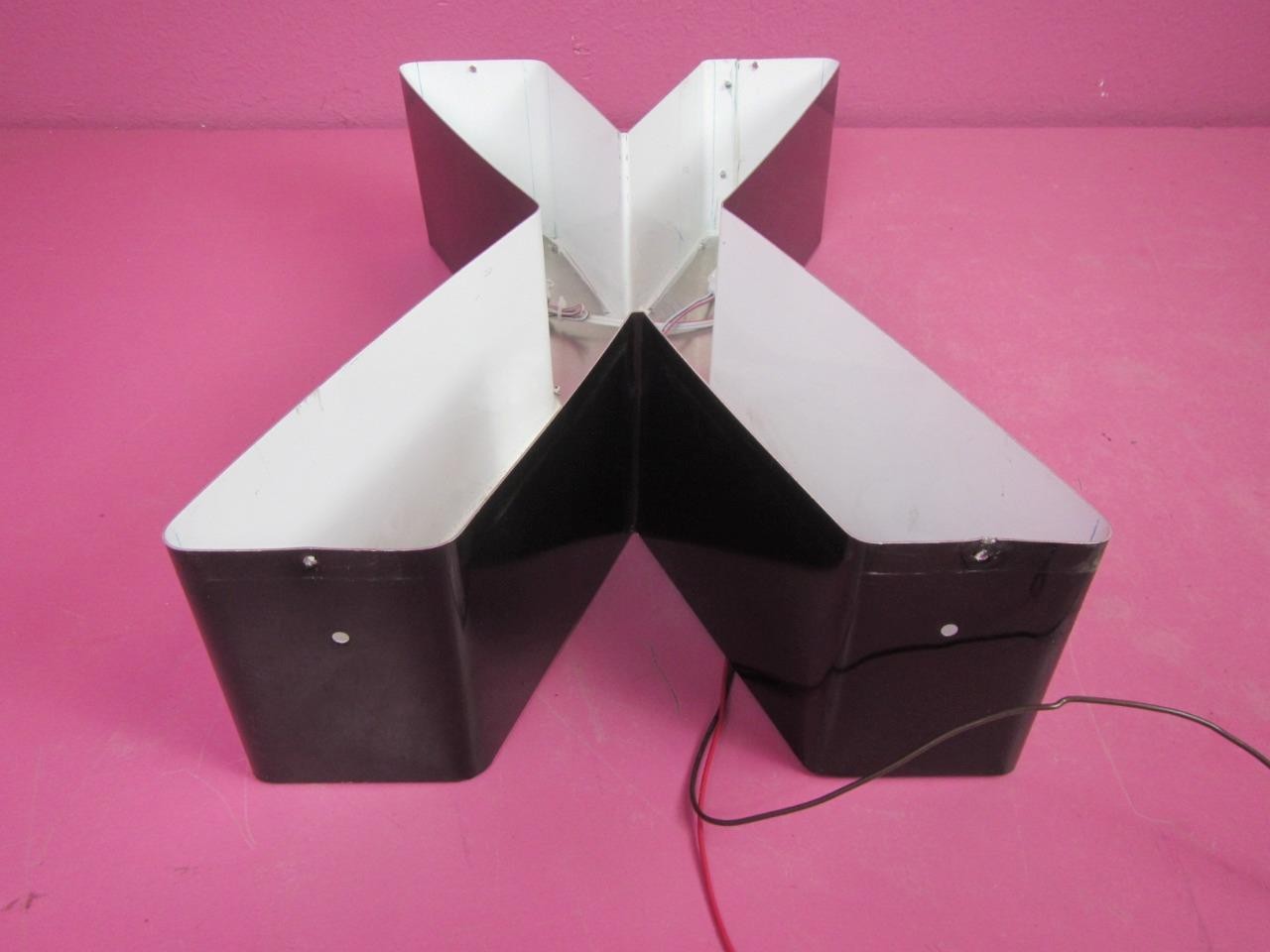 « X » Front Lit 12&Prime; x 18&Prime; Channel Letter Sign 12V White LED Mesh Acrylic Front