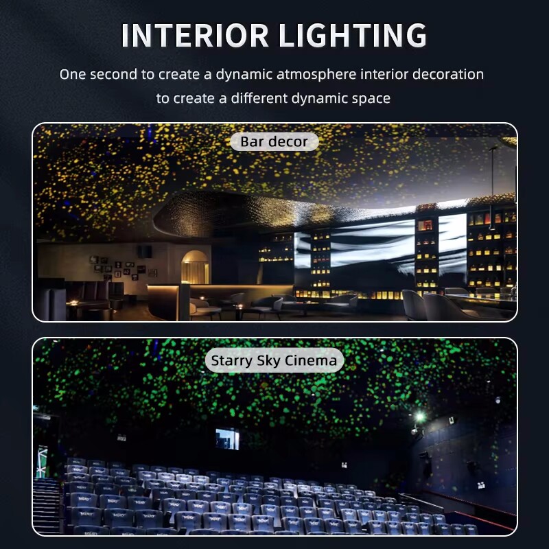 10W-30W Green Outdoor Waterproof Moving Firefly Laser Projector Lights fr Garden