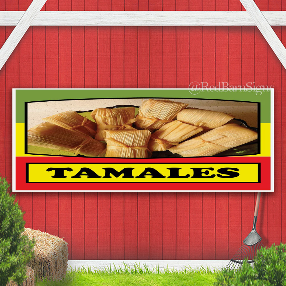 Food Truck Tamales Restaurant & Food Concession Banner Sign