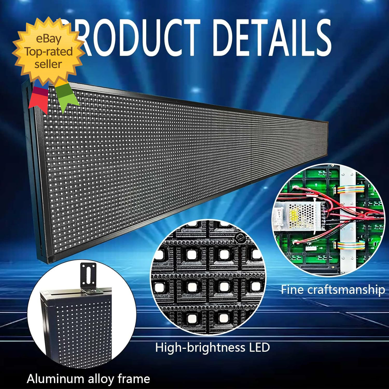 HS Programmable Led Sign Scrolling Outdoor Digital Display Screen P10 115X14….