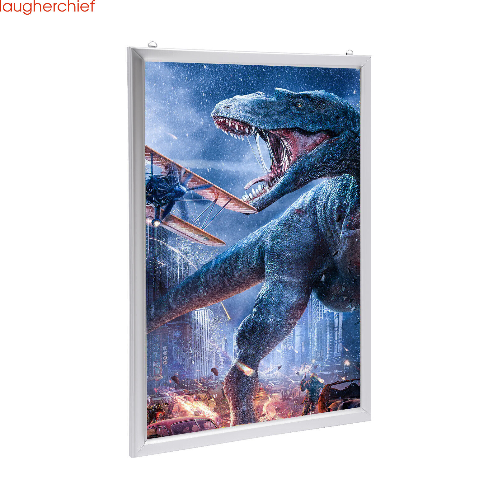 Wall Mount LED Light Box Movie Poster Display 24&Prime;x36&Prime; Advertising Frame Store US