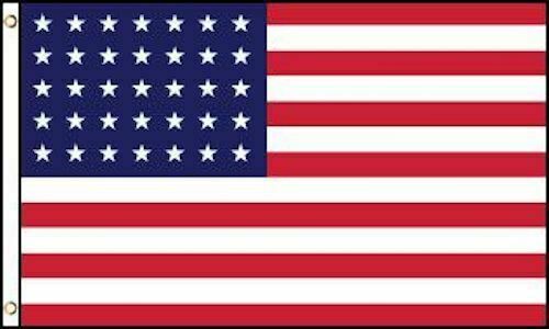 « 35 STAR » flag 3×5 ft USA- New