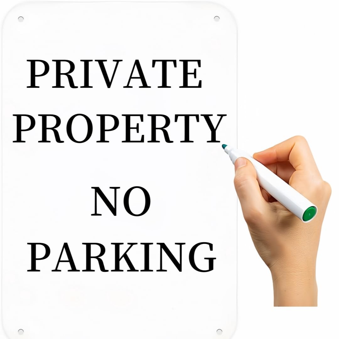 14×10 White Aluminum Sign Blanks 2-Pack 0.04&Prime; Thick Aluminum Sign Boards