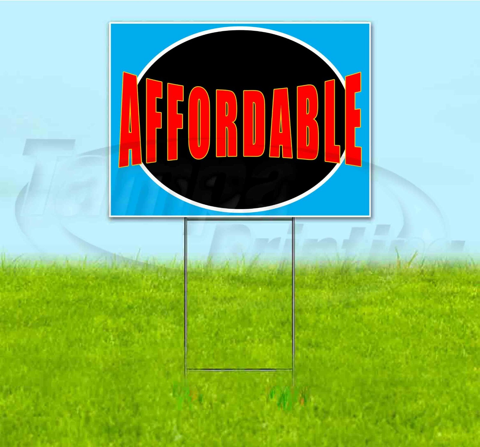AFFORDABLE 18×24 Yard Sign WITH STAKE Corrugated Bandit BUSINESS USA DEALERSHIP