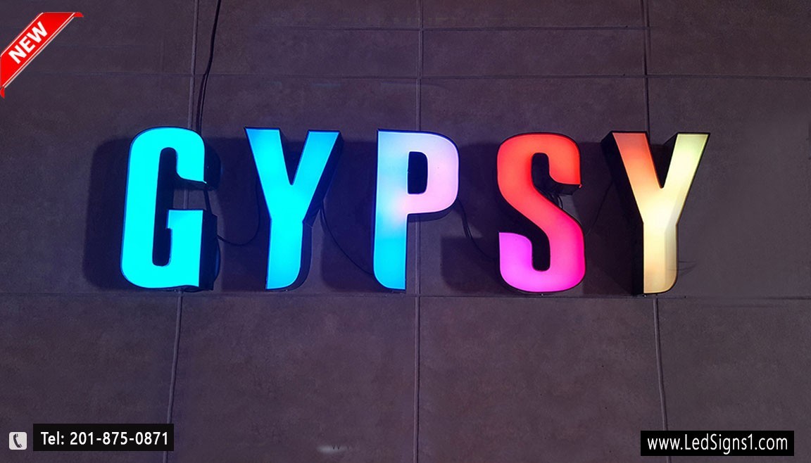 New Magic Color RGB Channel Letter Custom Made, 20 Inches ( Read Description )