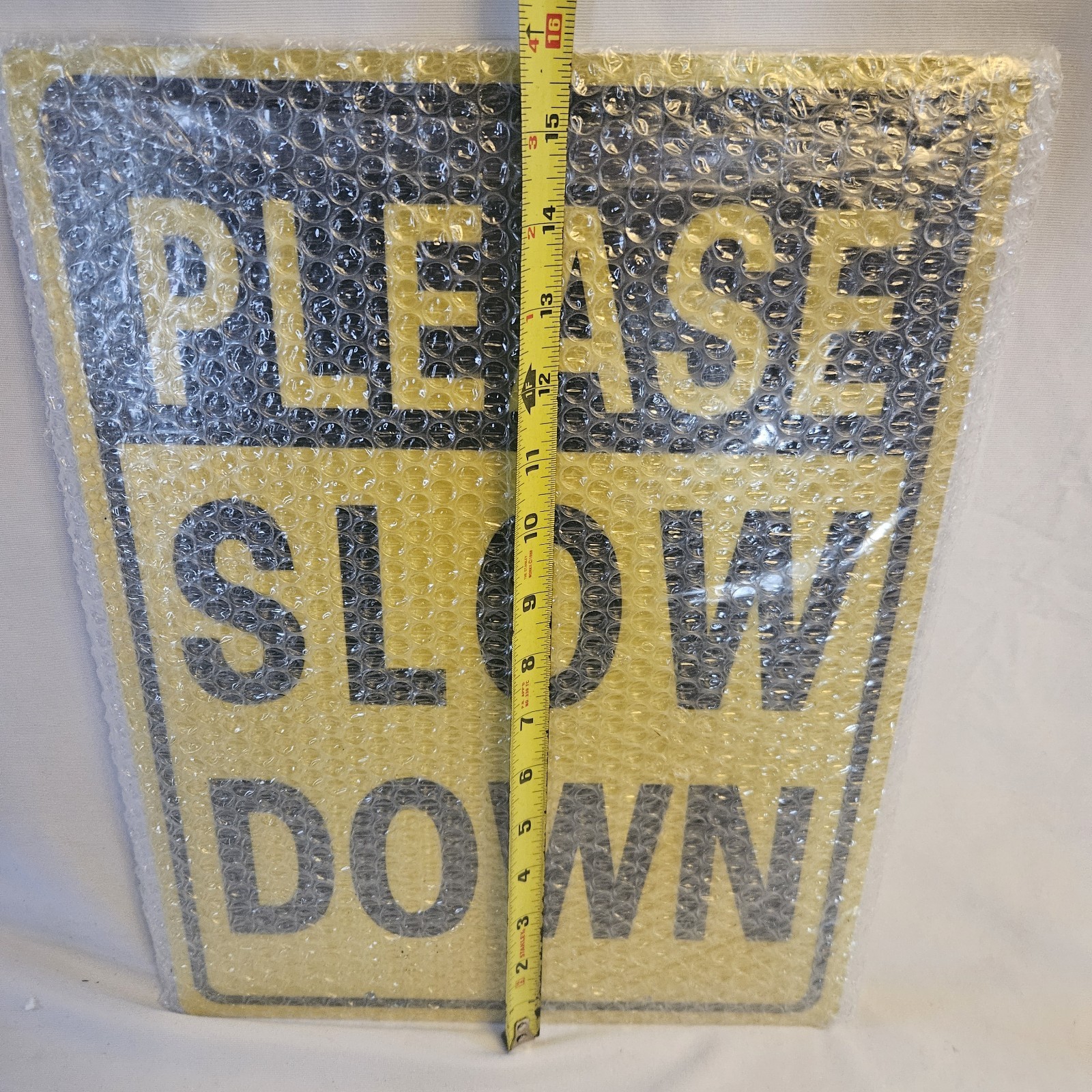 Kichwit Double Sided Aluminum Reflective Metal Sign with Stakes