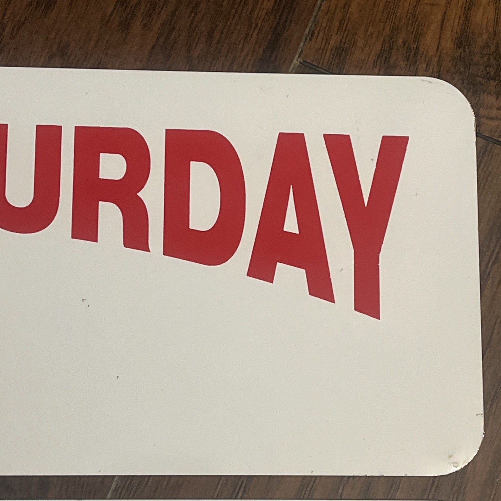 Open Saturday Sunday To 2 Metal Signs Real Estate Business 18×6 Inches Two Sided