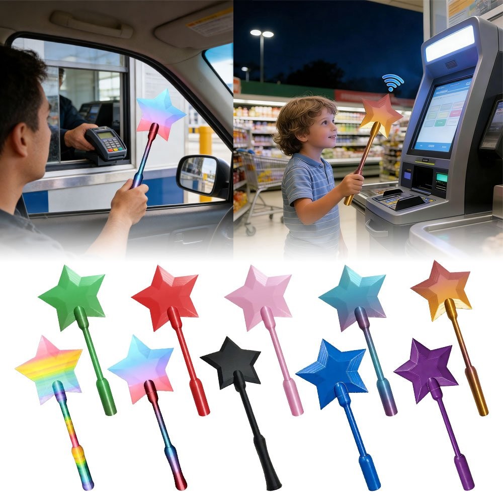Magic Wand Tap to Pay Credit or Gift Card Holder- Multiple Colors!