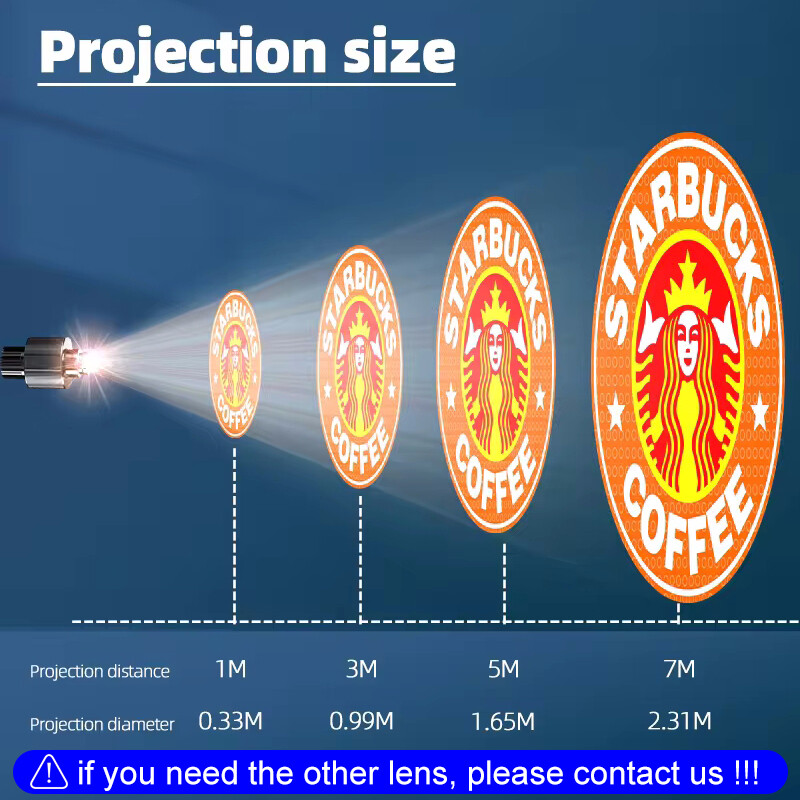 300W Custom Logo Projector GOBO IP65 for Store Business Outdoor Indoor Lights