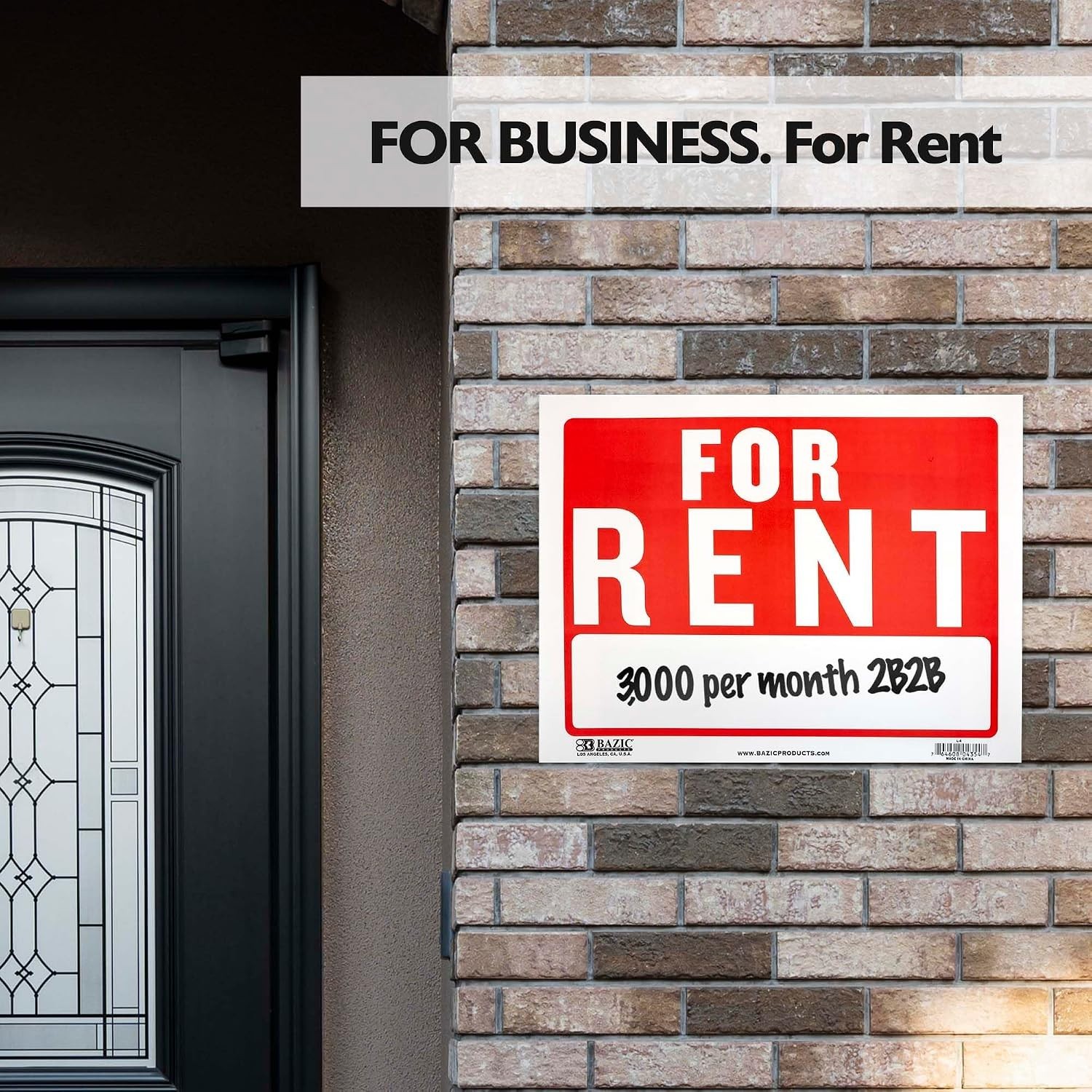 12in x 16in For Rent Signs – 24 Count, Perfect for Notices & Event Signage