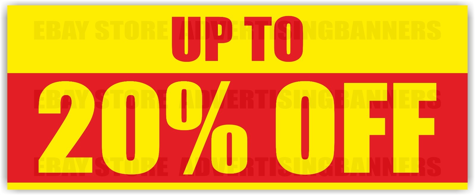 UP TO 20% OFF Advertising Banner Vinyl Sign SALE 10% OFF Clearance Discount Save